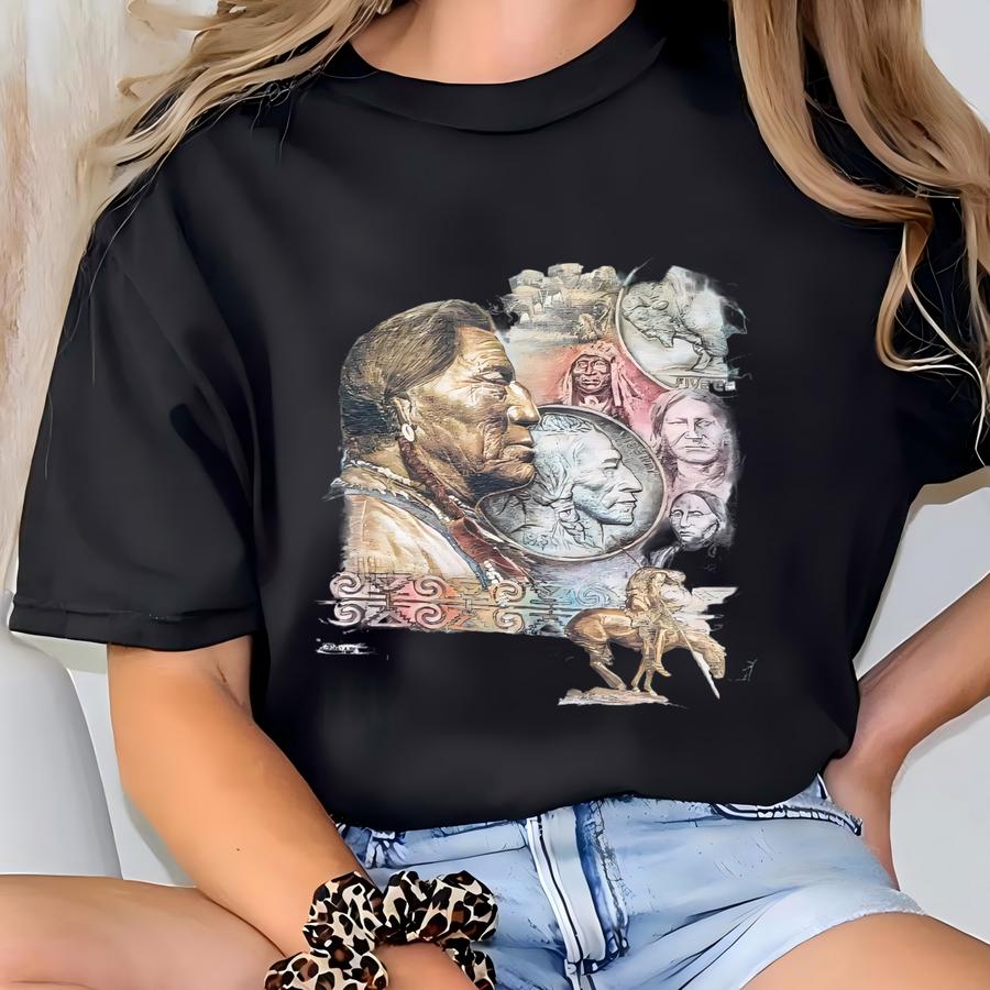 The Mountain 2012 Native American Graphic Shirt Size Small T-shirt