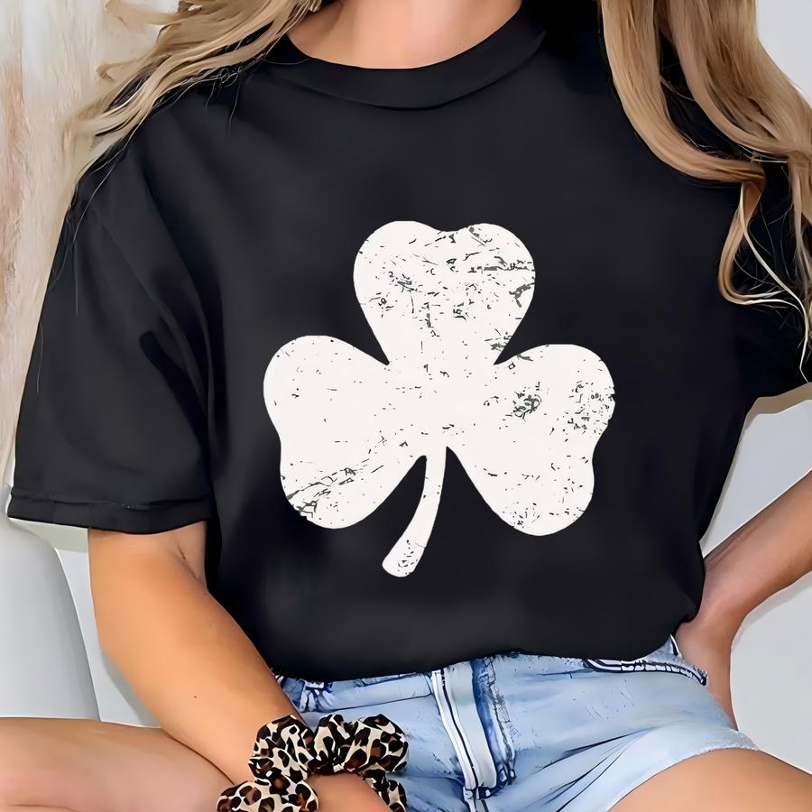 Retro Shamrock Sweatshirt, Womens Shenanigans Sweatshirt, Cute St Patricks Day Sweatshirts, Lucky Sweatshirt, Four Leaf Clover Sweatshirt T-shirt