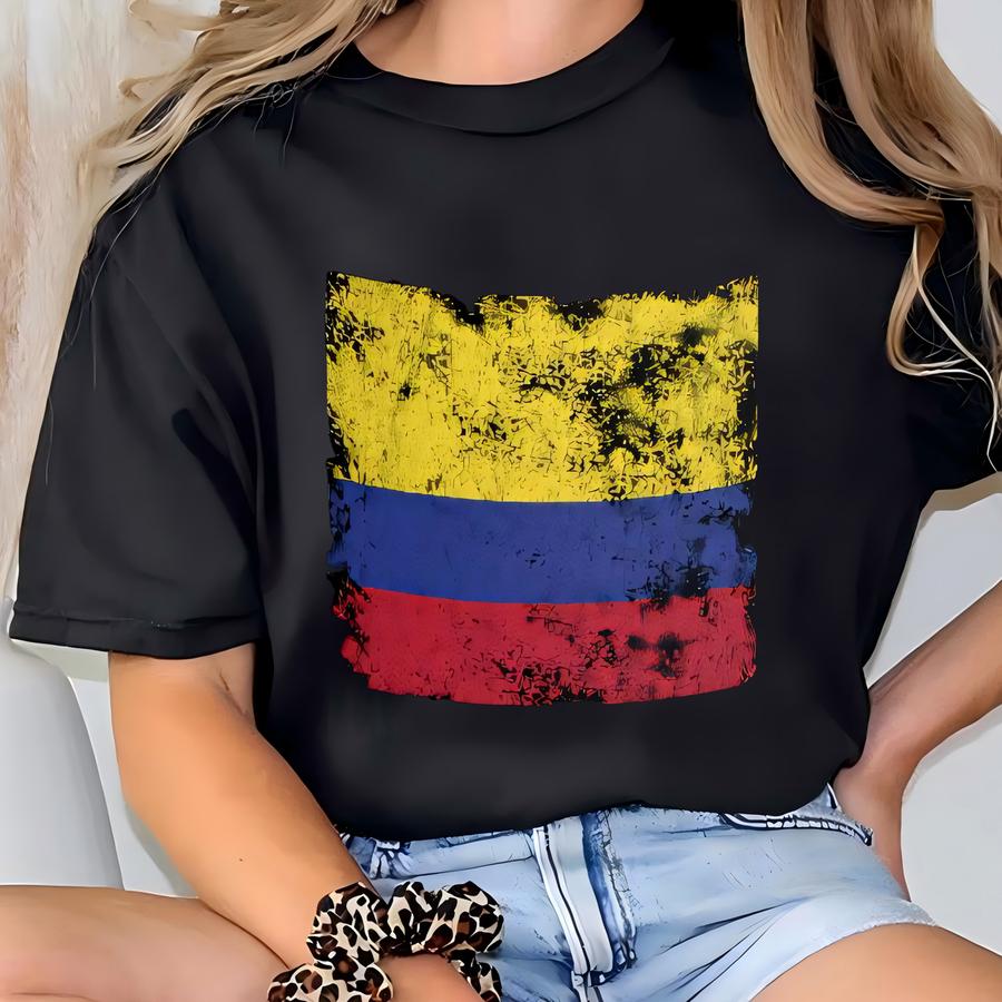 Colombia Flag Mug T-shirt