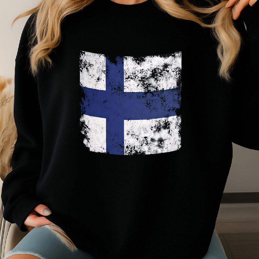 Finland Flag Mug Sweatshirt