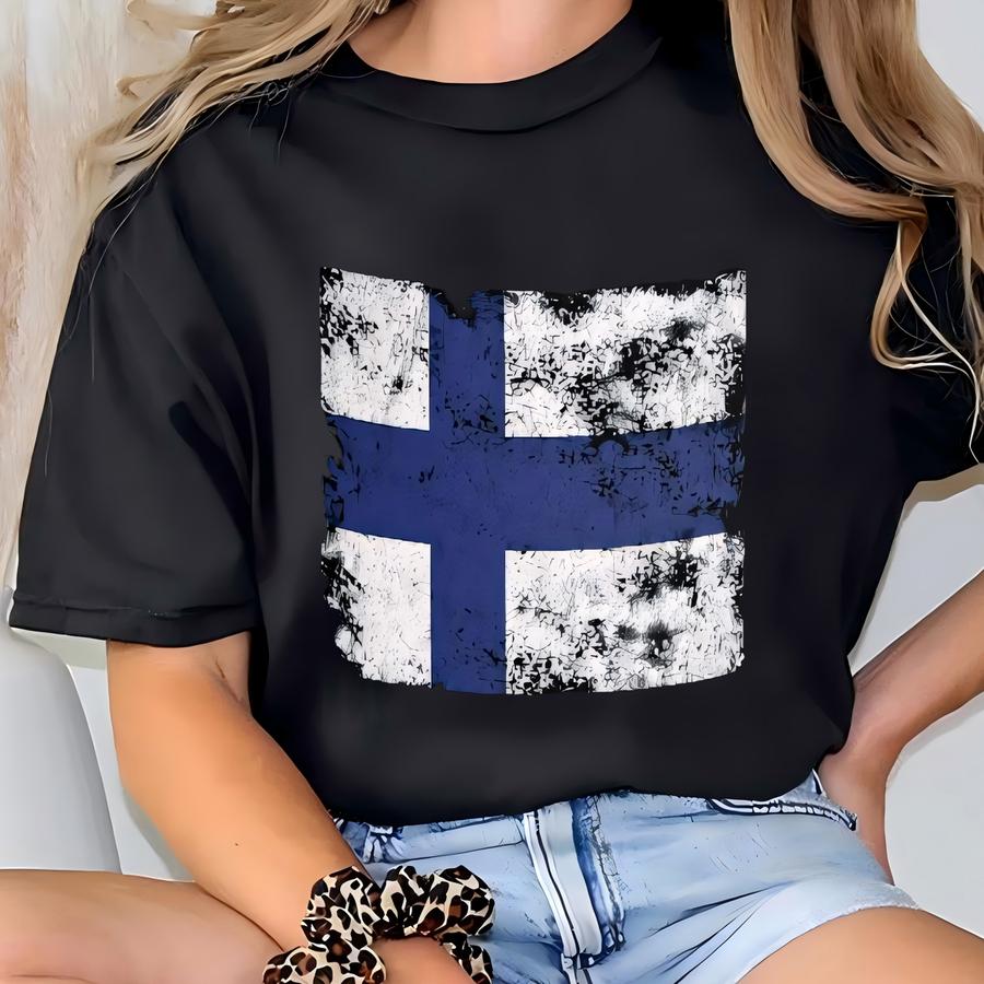 Finland Flag Mug T-shirt