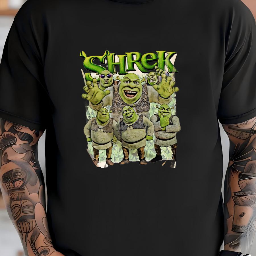Vintage Shrek Tshirt, Unisex Shirt Bx19 T-shirt