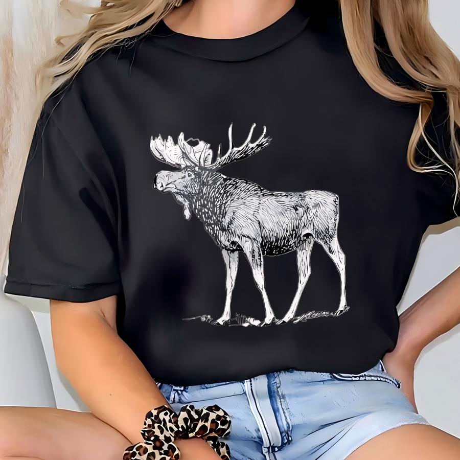 Alaska Moose Glass Gift, 16 Oz Beer Glass T-shirt