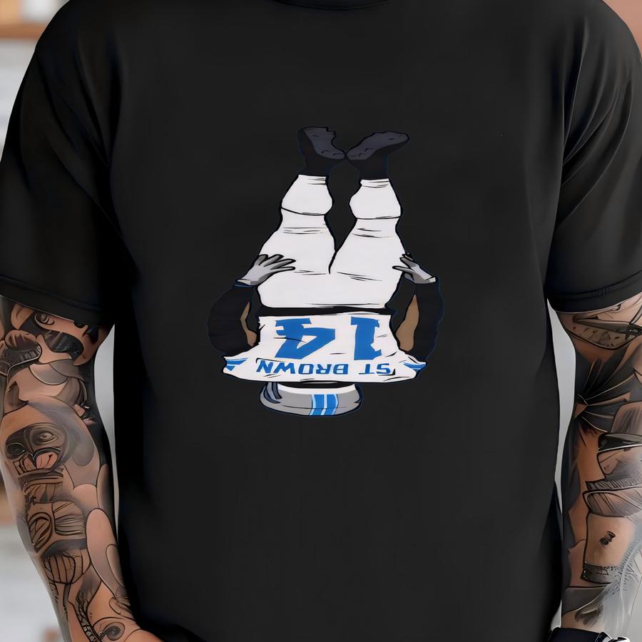 Amon Ra St. Brown Upside Down Celebration Hoodie T-shirt