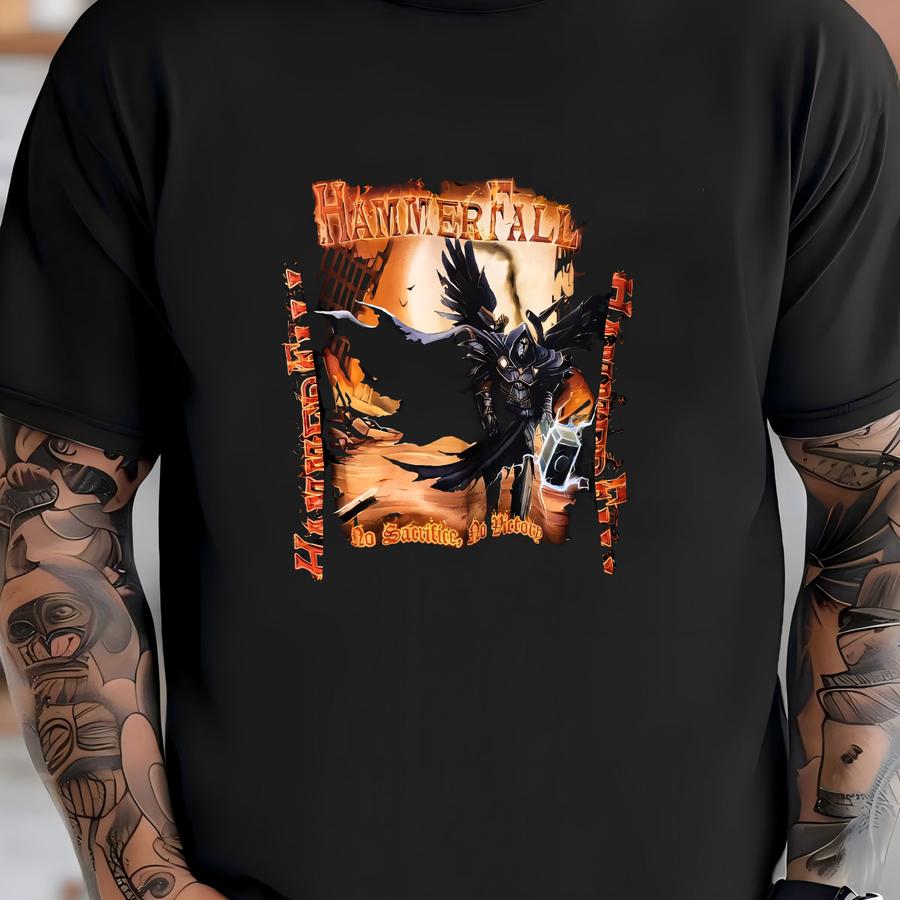 2000s Hammer Fall Hoodie Sz 2xl (a8231) T-shirt