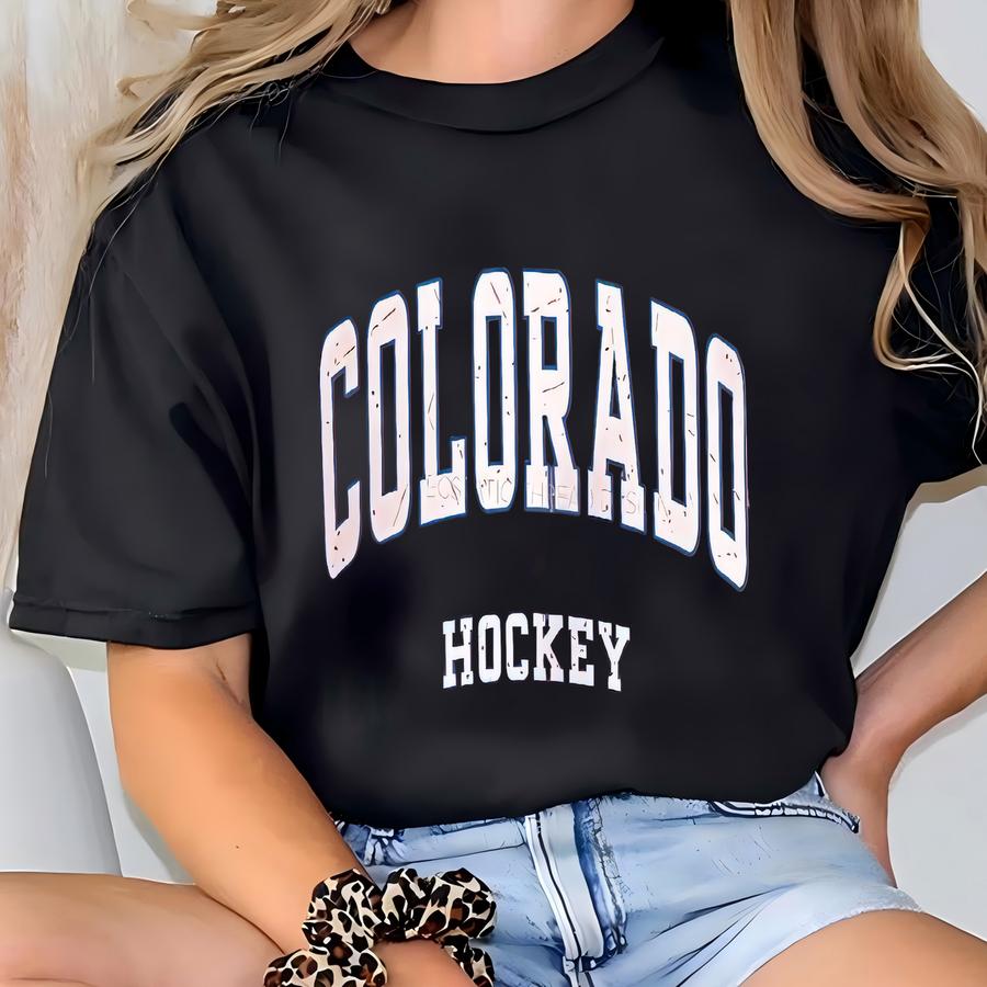 Colorado Hockey Shirt, ®, Vintage Colorado, Avs Shirt, Hockey Colorado, Colorado Tshirt, Colorado Hockey Gift, Women Men T-shirt