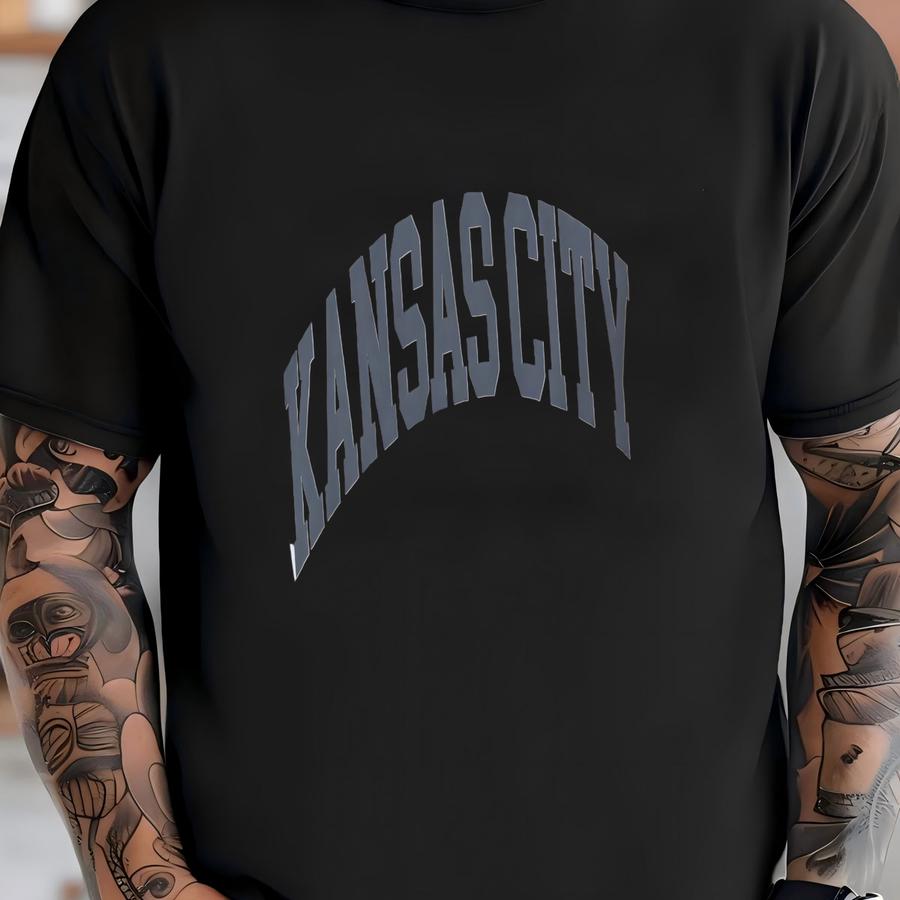 Kansas City Crewneck Sweatshirt Cozy Minimalist Unisex Faded Vintage Aesthetic Kc Sweatshirt Kansas City Sweater Cozy Kansas City Sweatshirt T-shirt