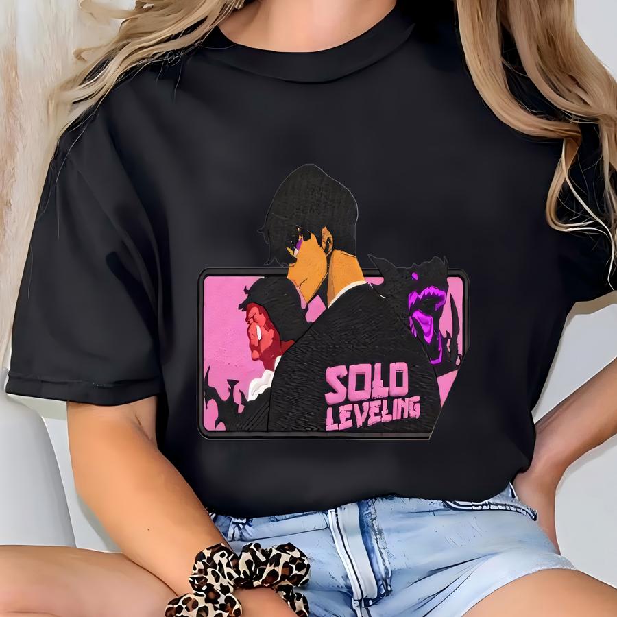 Anime Sweatshirt: Solo Leveling Inspired Design T-shirt