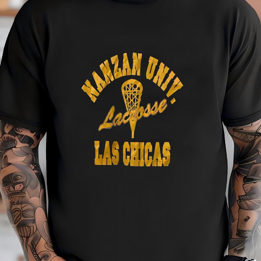 Vintage Nanzan University Lacrosse Las Chicas Varsity Jacket Made In Usa T-shirt