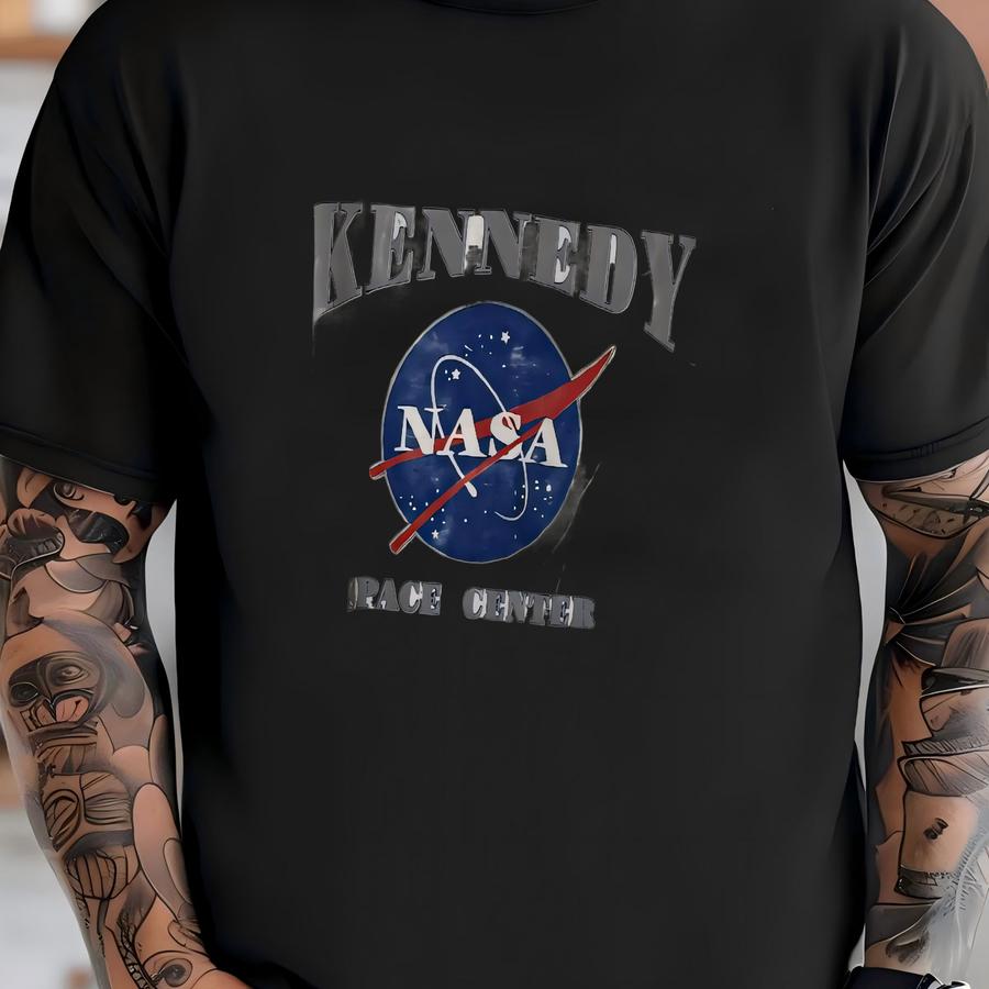 90's Nasa Kennedy Space Center Hoodie Sz Xl (a6633) T-shirt