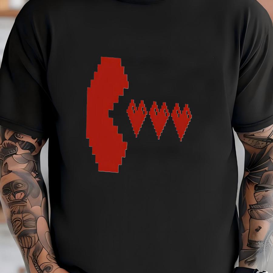 Valentines Day Hearts Hoodie, Funny For Gamer Sweatshirt, Gift For Gamer Sweater, Love Video Games, Cute Gaming, Video Game Sweat -vd036 T-shirt