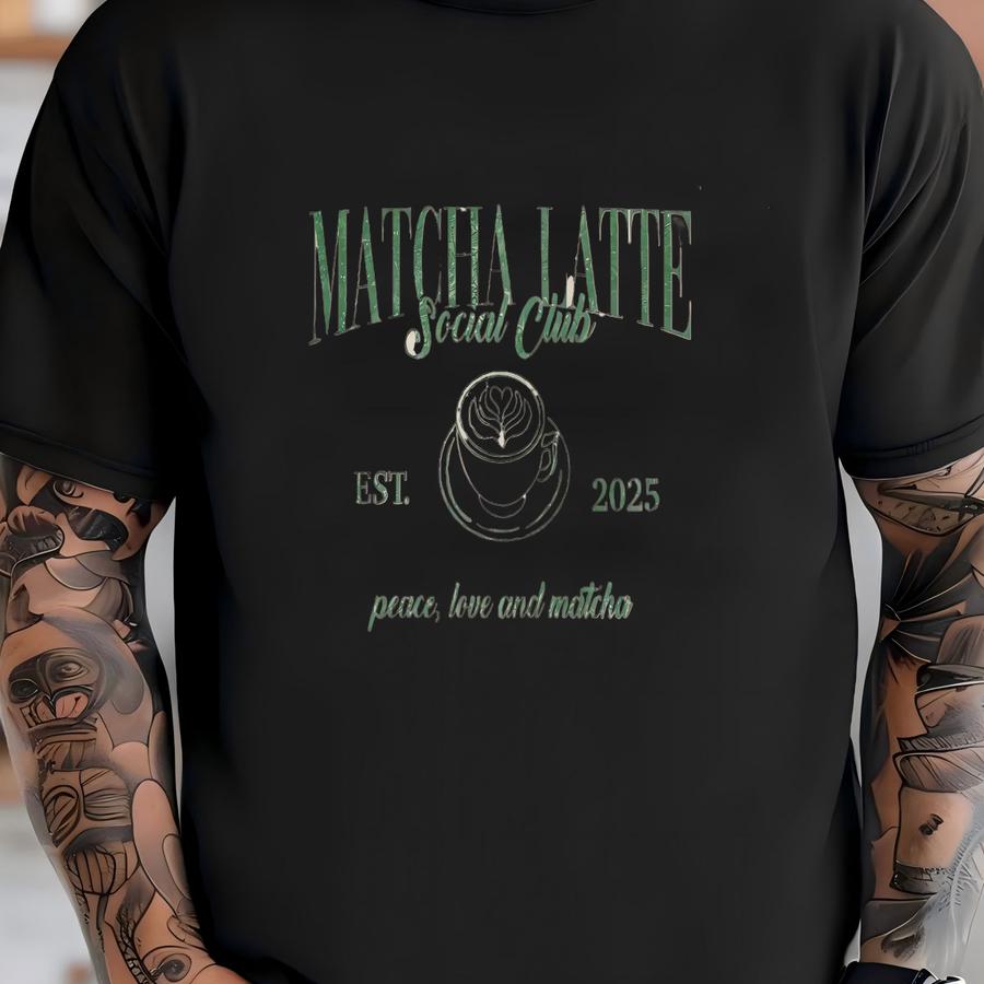 Matcha Latte Sweatshirt Mom Iced Coffee Outfit Shirt