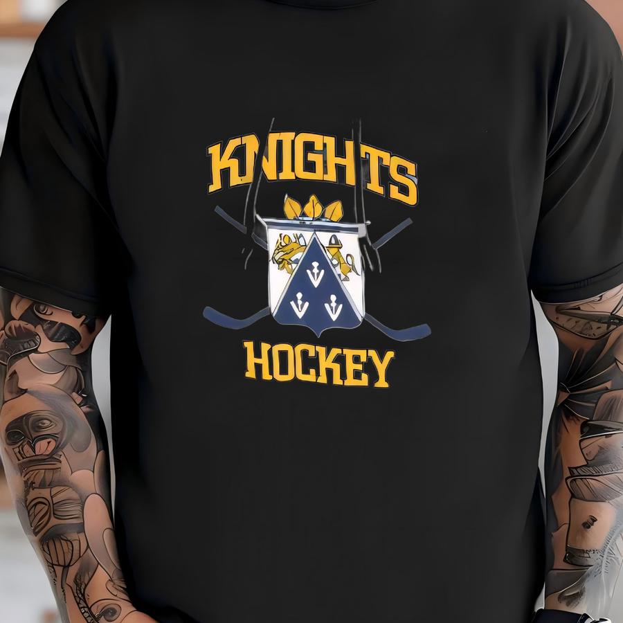 Vintage Champion Knights Hockey Sweatshirt Hoodie Grey Medium T-shirt