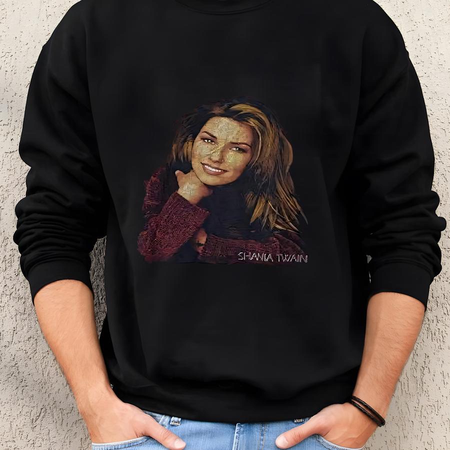 Vintage 90s Shania Twain Tour Concert World Tour T Shirt / Tour Concert Xl Size Sweatshirt
