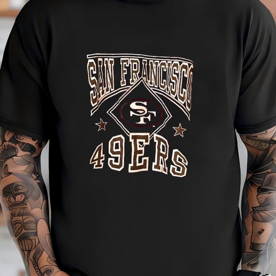 90's San Francisco 49ers Crewneck Sz M (a8632) T-shirt