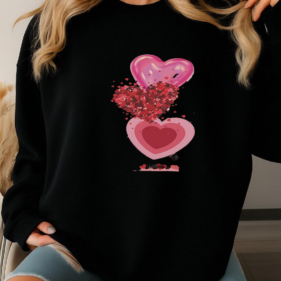 Valentine's Day Garden Flag, Valentine's Yard Sign, Valentine's Yard Decor, Valentine's Day Decor Outdoor, Custom Yard Sign, Love Yard Flag Sweatshirt