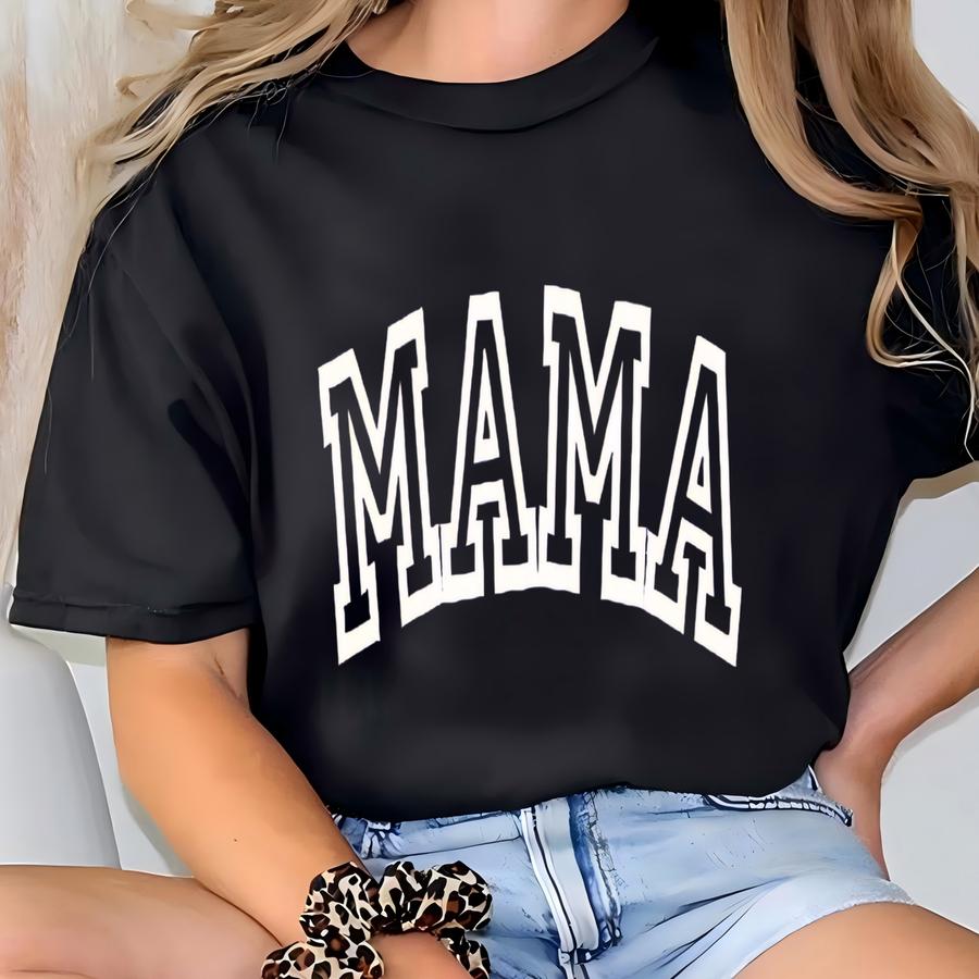 Personalized Mama Shirt ®, Custom Mom Shirt,mother's Day Hoodie, Gift For New Mom Or Grandma, Birthday Or Mother’s Day Tee. T-shirt
