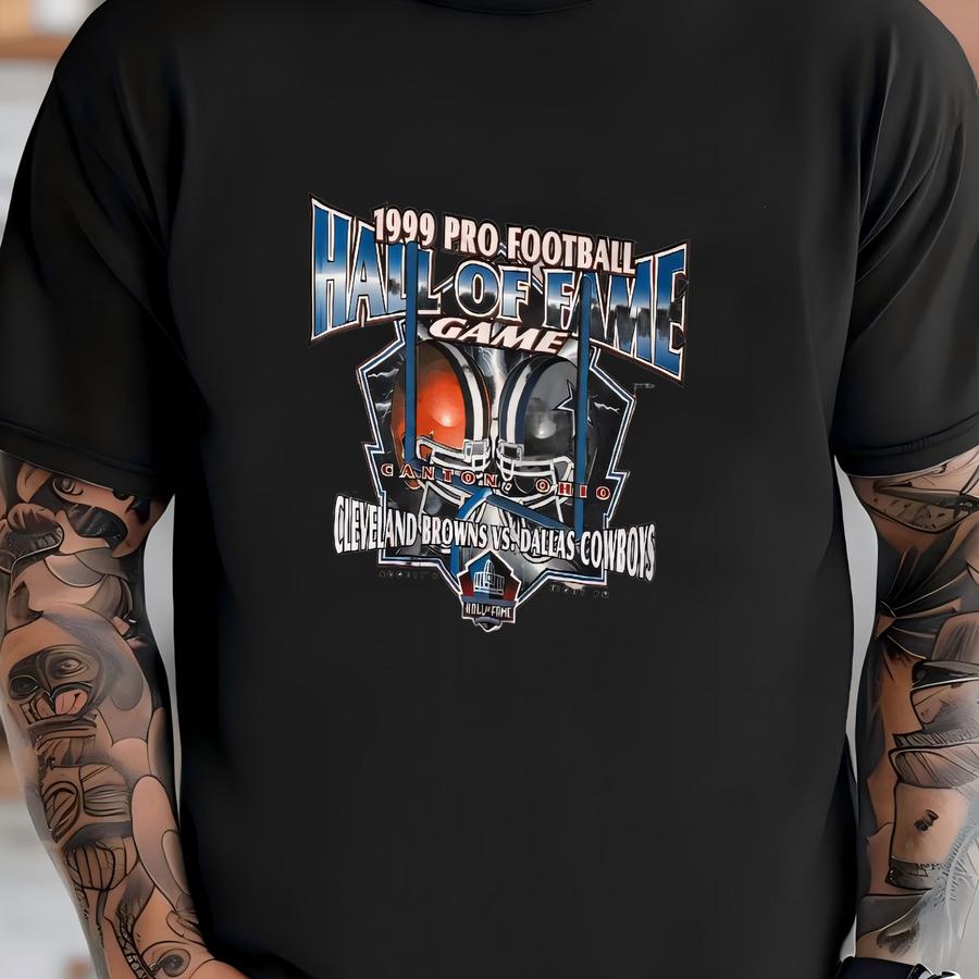 1999 Pro Football Hall Of Fame Hoodie Sz L (a8335) T-shirt