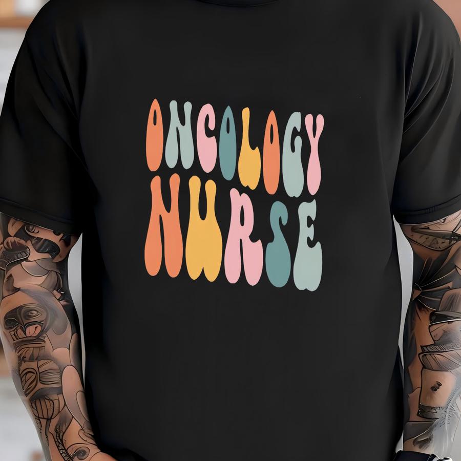 Oncology Nurse Shirt: Retro Style, Nurse Appreciation Gift T-shirt