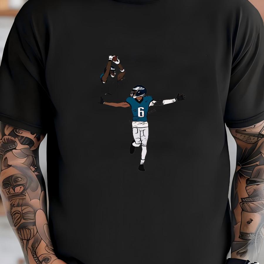 Aj Brown And Devonta Smith Lob Celebration Png Instant Digital Download (full Quality, For Personal Use) T-shirt