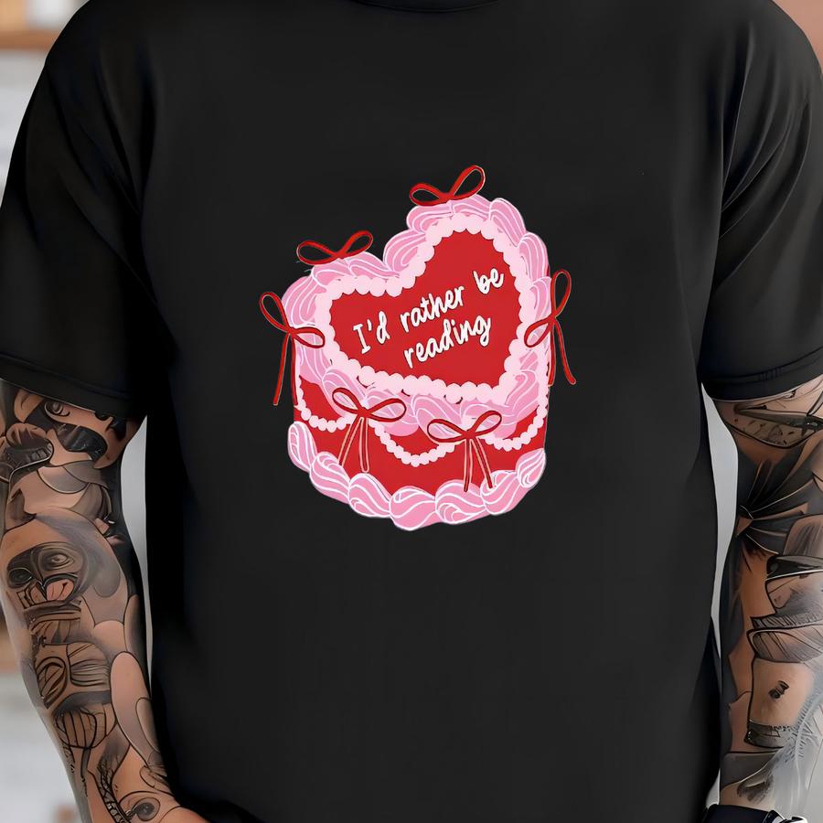 I'd Rather Be Reading Sweatshirt,valentine Book Lover Sweatshirt, Valentine Gift For Bookish, Teacher Valentines, Book Valentine, Book Lover Shirt