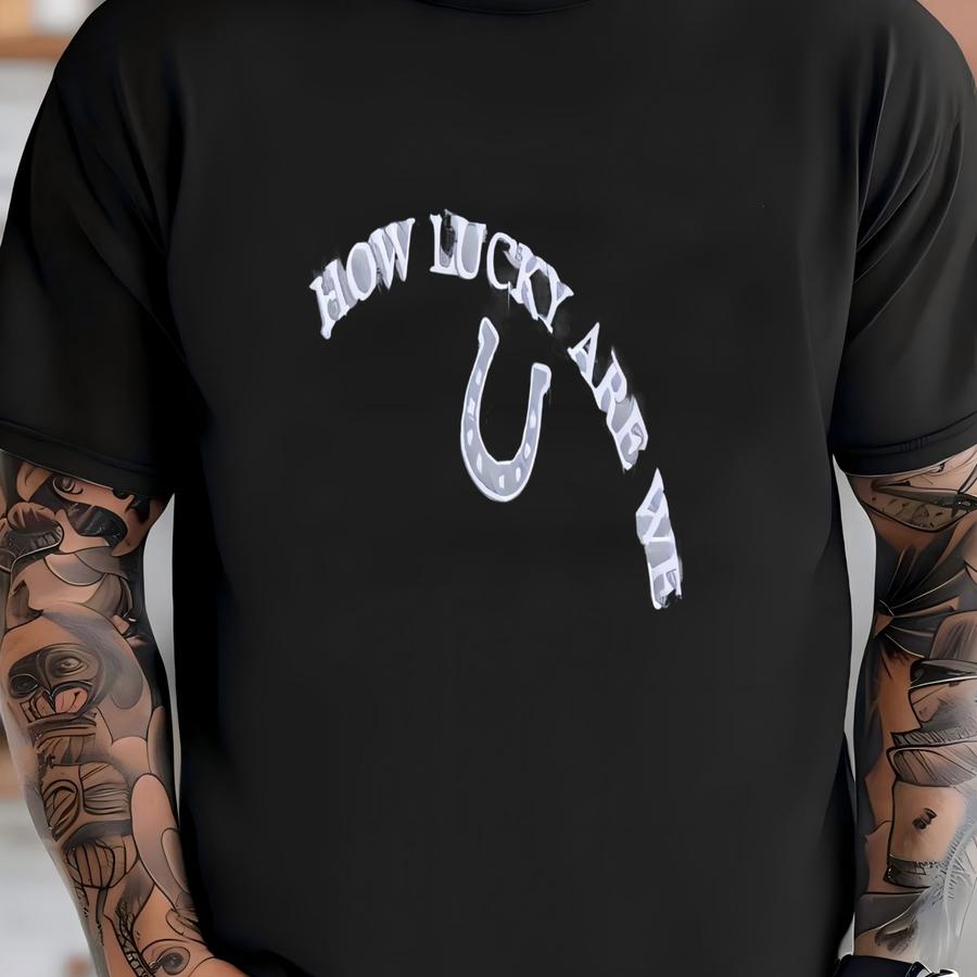 How Lucky Are We, Horses Sweatshirt -- St. Patrick's Day Sweatshirt T-shirt