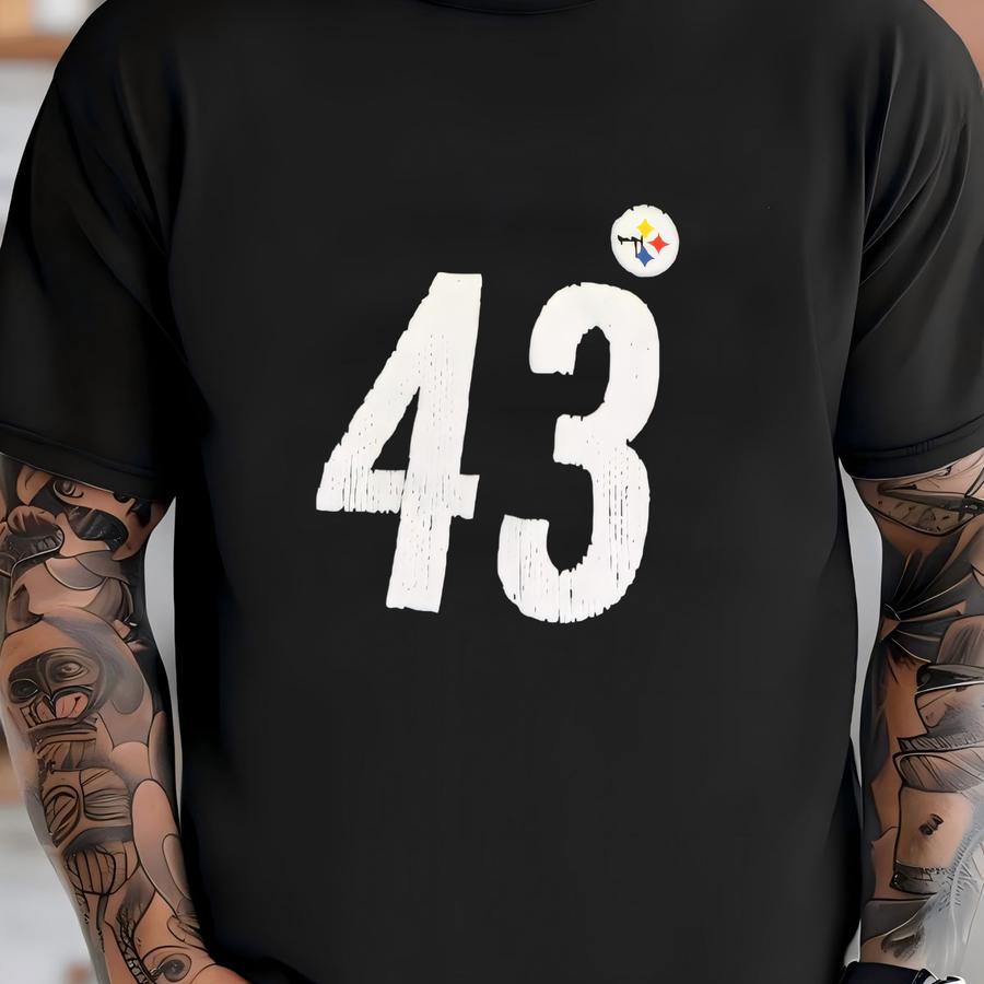 Vintage Reebok Pittsburgh Steelers Jersey Black Small T-shirt