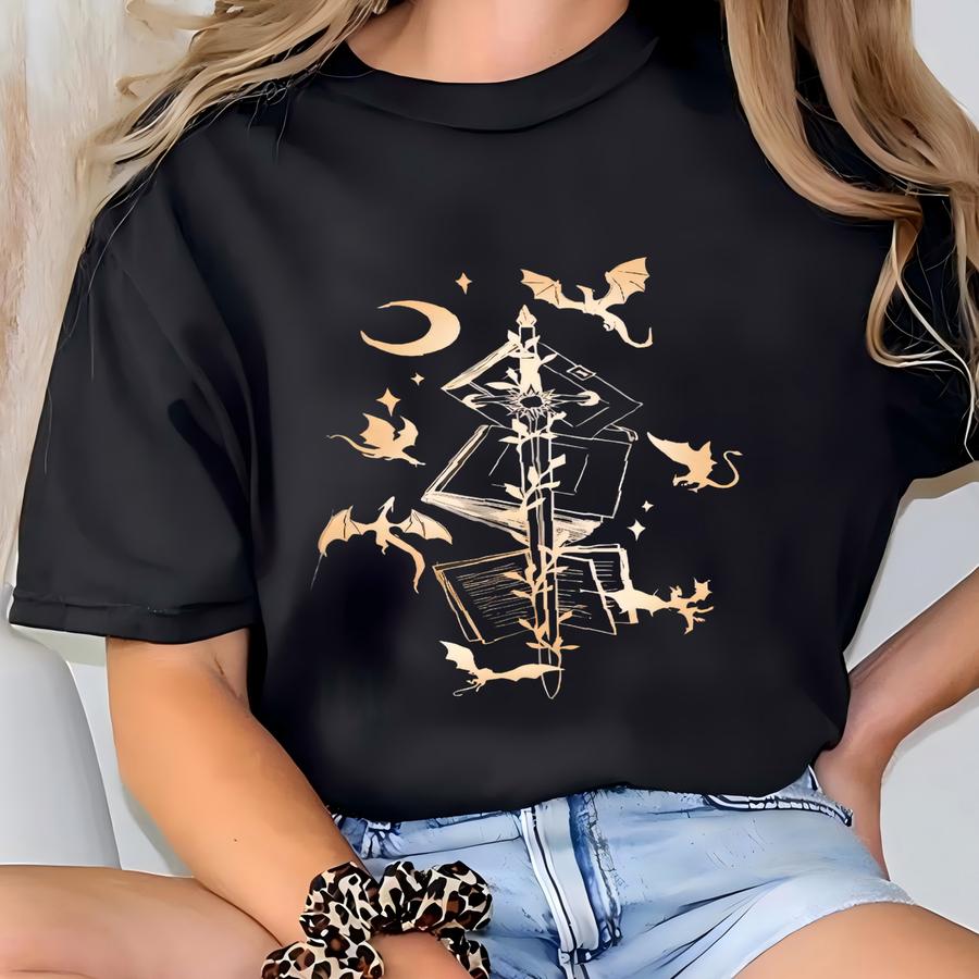 Violent Little Thing Two Sided Shirt, Fourth Wing Dragon Rider Sweater ,riders Quadrant Hoodie, Gift For Book Lovers Tee T-shirt