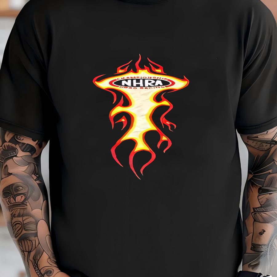 Vintage 2000s Championship Drag Racing Nhra Flame Y Windbreaker Size Small T-shirt