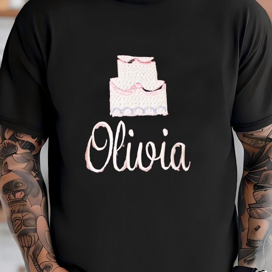Girls Birthday Sweater: Custom Cake Outfit T-shirt