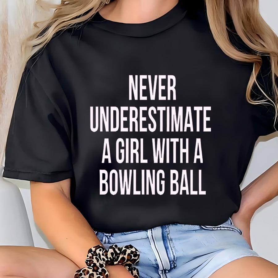 Bowling Shirt Women Bowling Shirt For Female Bowler Gift Custom Bowling Shirt Bowling Team Matching Shirts Womens Bowling League Group Shirt T-shirt