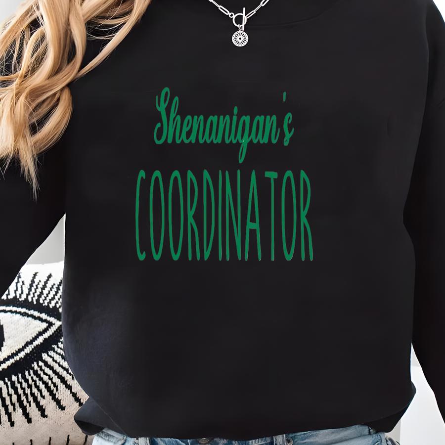 Shenanigans Coordinator Sweatshirt, Cute Shamrocks Crewneck, Womens St Patricks Day Party Outfit, Happy Shamrock Hoodie, Lucky Day Shirt Sweatshirt Shenanigans Coordinator Sweatshirt, Cute Shamrocks Crewneck, Womens St Patricks Day Party Outfit, Happy Shamrock Hoodie, Lucky Day Shirt Sweatshirt