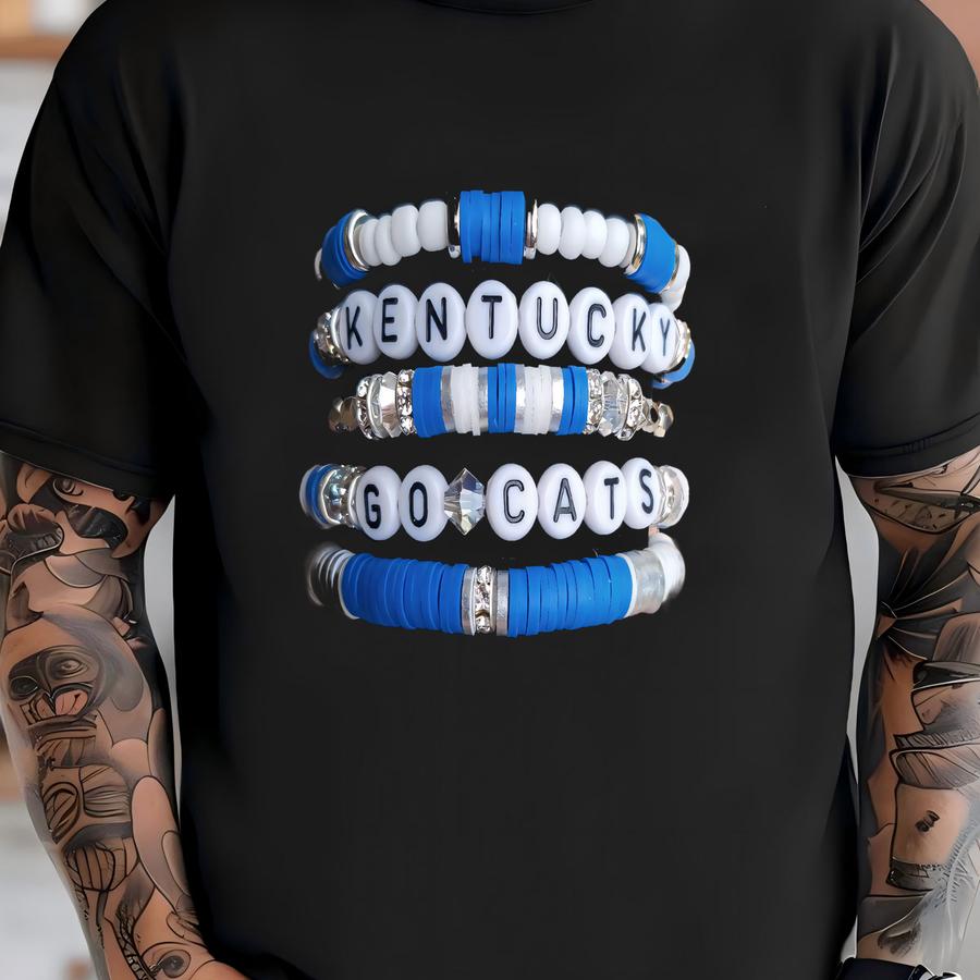 Entire Stack Inspired Heishi Stacking Bracelets Gameday Jewelry Uk Cats Gift T-shirt