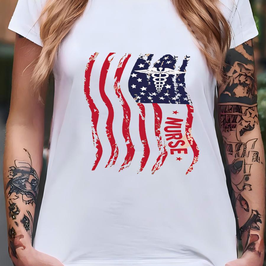 American Medical Montage Sweatshirt, Registered Nurse Sweatshirt,nurses Superhero, Nurse Week Shirt, Funny Nursing Shirt,nursing School Tee T-shirt