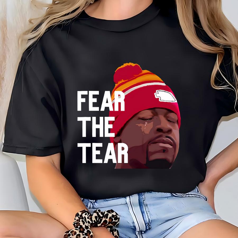 Kansas City Chris Jones Sweatshirt- Football Fear The Tear Champion Tee- Threepeat Kc 95 Design T-shirt