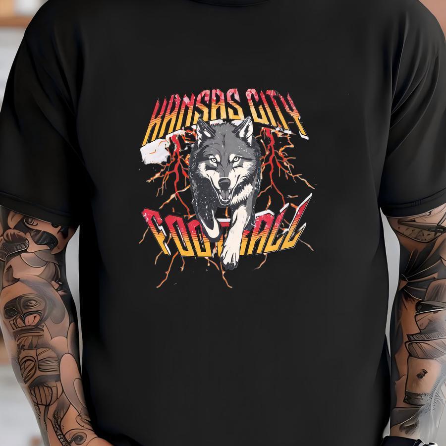 Kansas City Football Sweatshirt, Unisex Crewneck, Cozy Athletic Apparel, Game Day Outfit, Sports Team Gift T-shirt