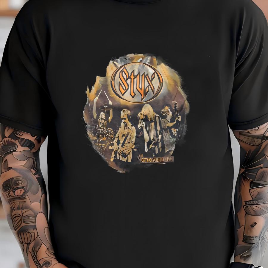 Vintage Y2k 2002 Styx Northern Exposure Tour Rock Band Shirt T-shirt