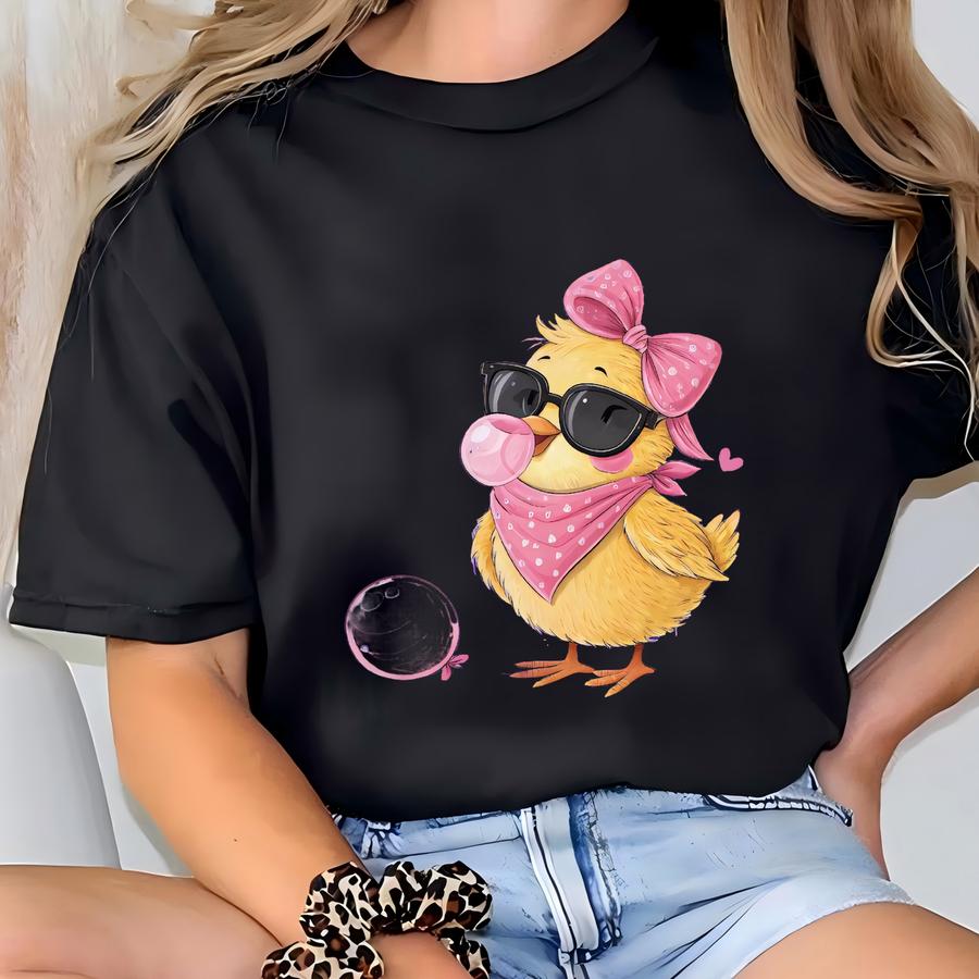 One Cute Chick Shirt, Funny Easter Shirt, Easter Sweatshirt, Easter Sweatshirt For Women, Cute Easter Outfit, Easter Tee For Kids T-shirt