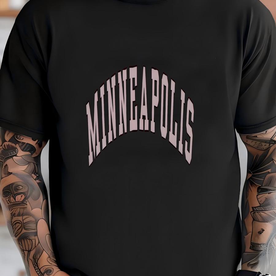 Minneapolis Vintage Sweatshirt, Minnesota Crewneck, Urban Style Sweater, Cozy Pullover, Perfect Gift For Men And Women Fashion T-shirt