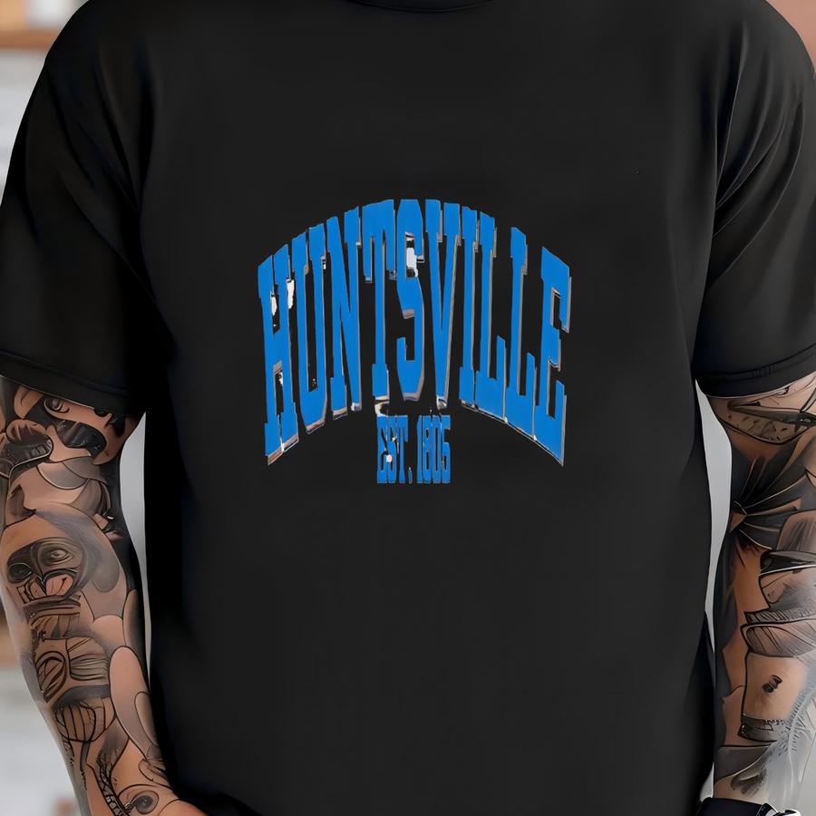 Huntsville Crewneck Sweatshirt – Rocket City Vintage Pullover Local Pride Sweater Retro Southern Apparel Space Capital Style T-shirt