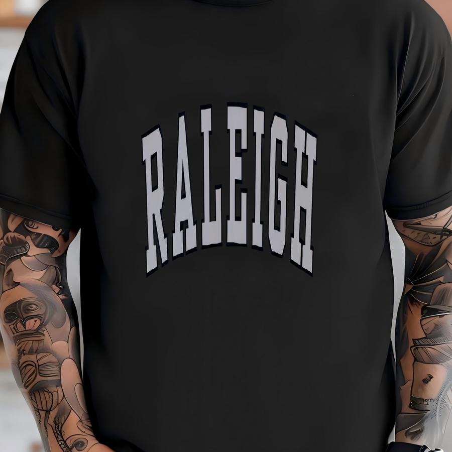 Raleigh Crewneck Sweatshirt, North Carolina Urban Style Pullover, City Of Oaks Sweater, Gift For Men And Women, Vintage Fashion Cozy Top T-shirt