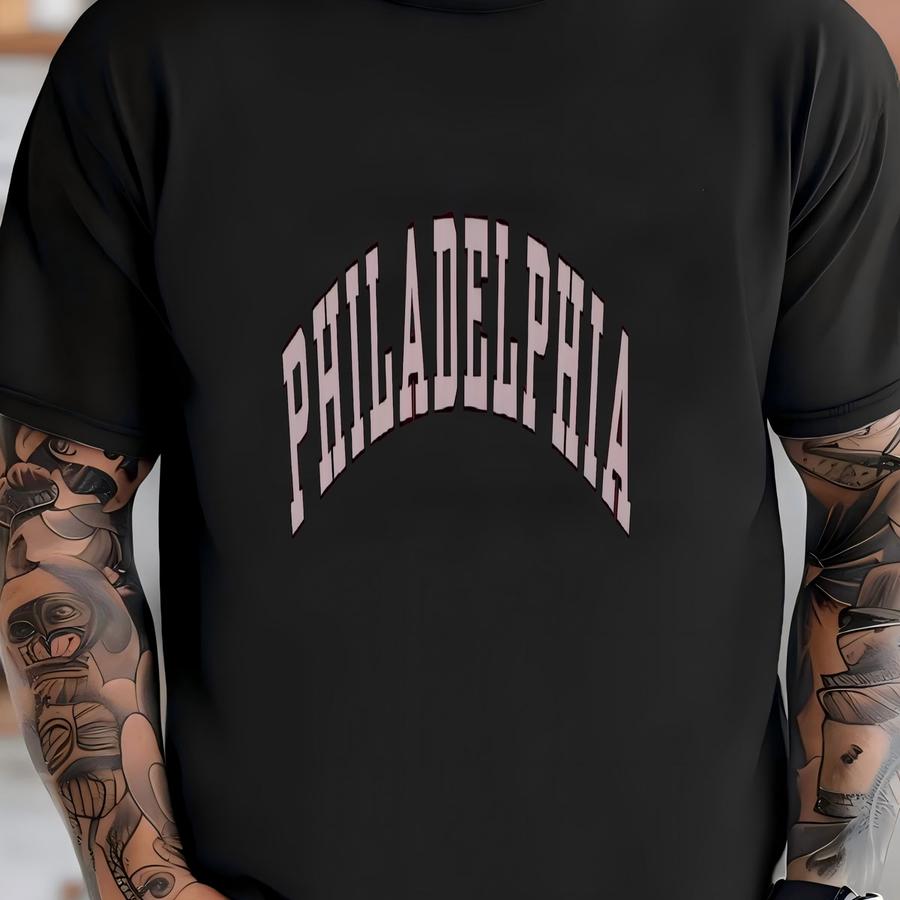 Philadelphia Crewneck Vintage Philly Sweatshirt Cozy Pennsylvania Pullover Urban Style Sweater City Of Brotherly Love Gift For Men And Women T-shirt
