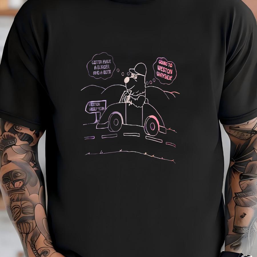 Vintage 1990’s Layered Preppy Minimalist Cartoon Funny Graphic Tee - Large T-shirt