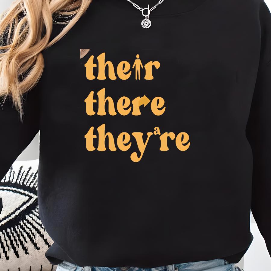 Funny Grammar Sweatshirt Funny English Teacher Grammar Sweater, English Teacher Shirt, Teacher Shirts, Grammar Shirt, Punctuation Vocabulary Sweatshirt