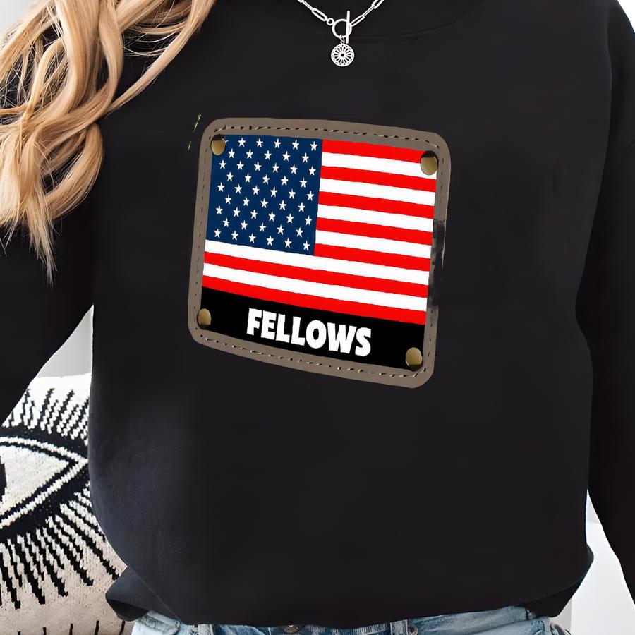 Personalizewd Usa Flag Patch Hat, Faux Leather, Leatherette United States Of America Sweatshirt