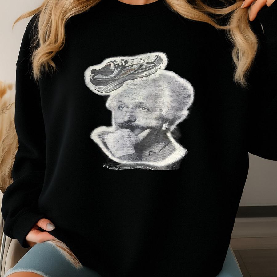 Vintage 90s Albert Einstein X Brooks Tshirt Size L-xl Sweatshirt