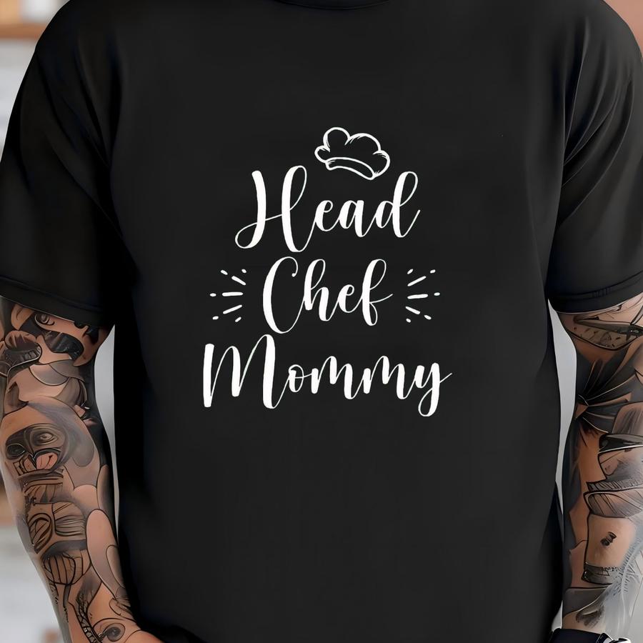 Custom Head Chef Apron, Cute Matching Apron With Name, Custom Sous Chef Apron, Personalized Kitchen Apron, Mothers Day Apron,couple Matching T-shirt