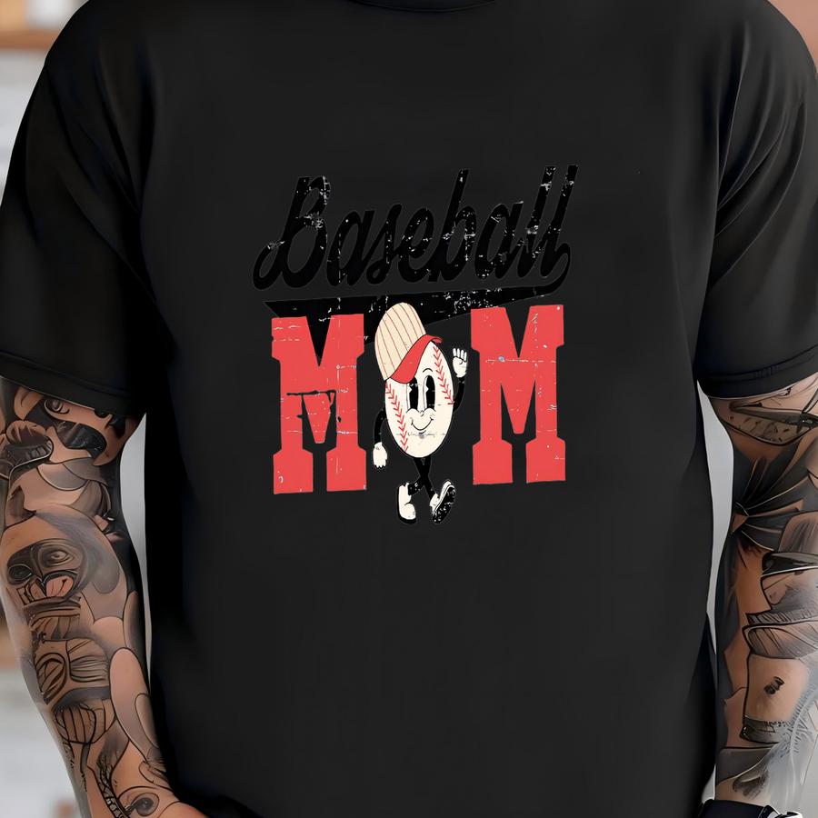 Baseball Mom Sweatshirt: Game Day Fall Season Tee T-shirt