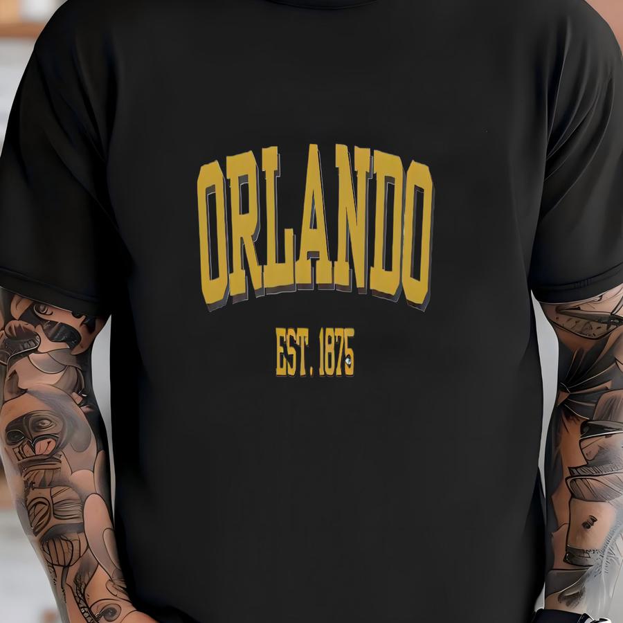 Orlando Florida Sweatshirt, Retro College Crewneck Pullover, Vintage University Gift For Students And Fans T-shirt