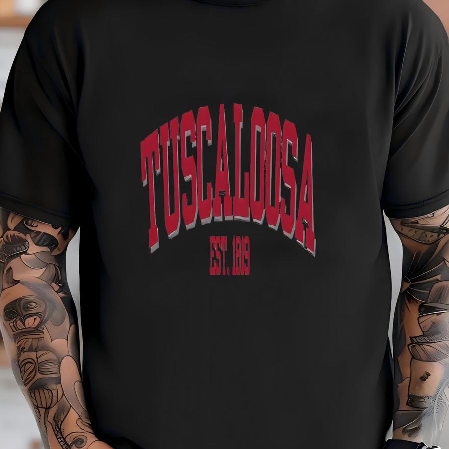 Tuscaloosa Sweatshirt, Retro College Crewneck, Cozy University Pullover, Game Day Gift For Students And Fans T-shirt